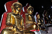 Inle Lake Myanmar. Pindaya, the famous Shwe Oo Min pagoda, a natural cave filled with thousands of gilded Buddha statues.